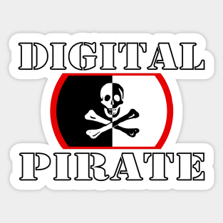 Digital Pirate - Programmer Coding Digital Marketeers Sticker